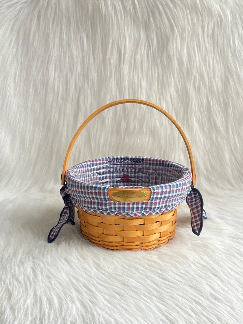 Longaberger Woven Memories vintage farmhouse basket